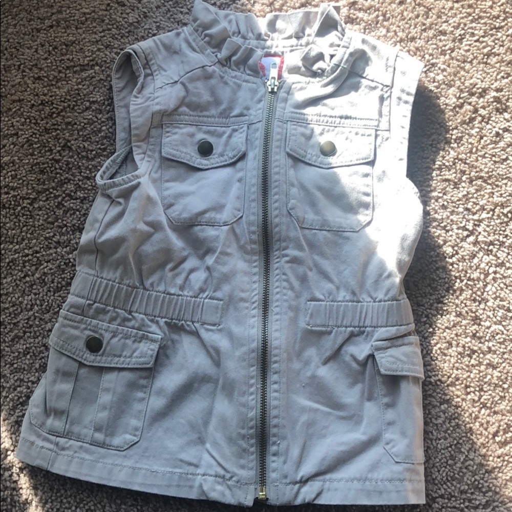Girls khaki vest